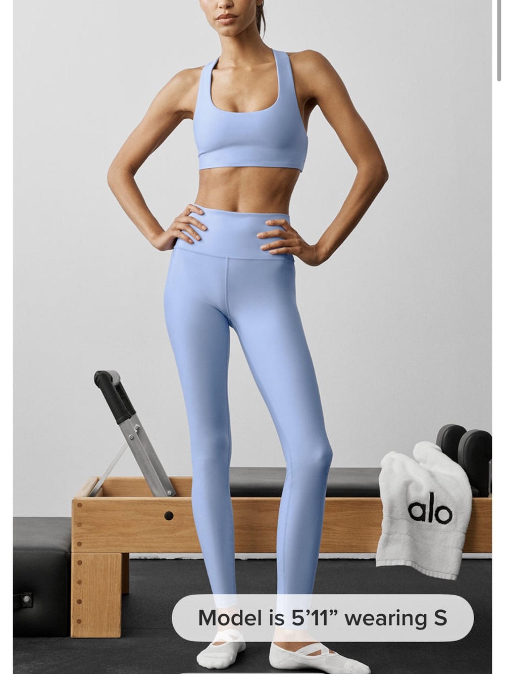 Alo Yoga 7/8 High- Waist Airlift Legging- Size Small